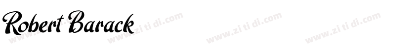 Robert Barack字体转换